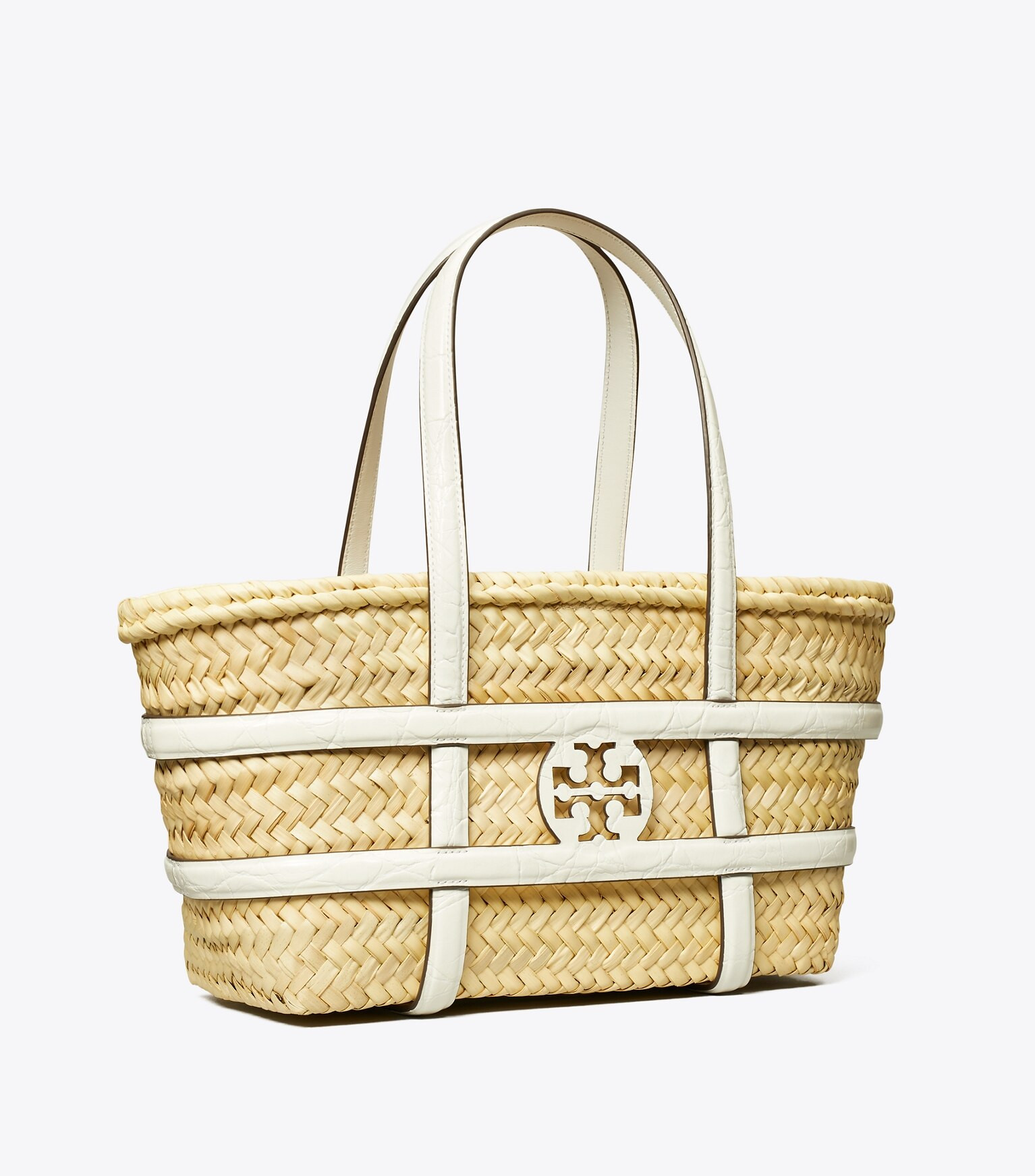Small Ella Straw Basket: Women's Designer Tote Bags | Tory Burch | Tory Burch (US)