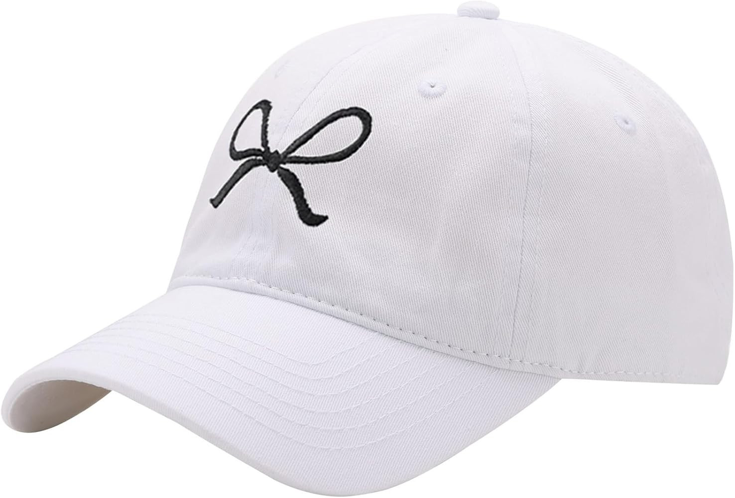 Trendy Bow-Tie Baseball Cap for Women and Men Trucker Hats Y2k Adjustable Fashion Sun Hat with Vi... | Amazon (US)