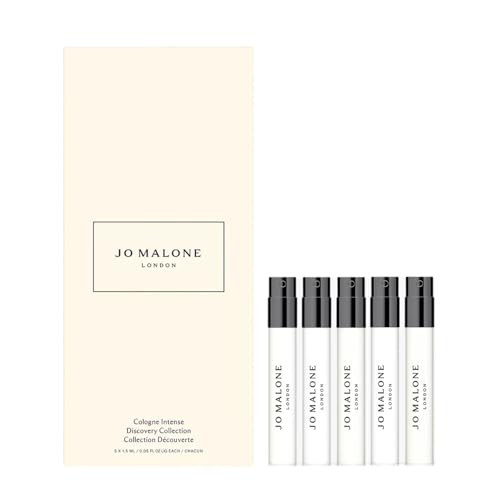Jo Malone London Limited Edition Cologne Intense Discovery Collection - Tuberose Angelica, Velvet & Oud, Dark Amber & Ginger Lily, Oud & Bergamot and Cypress & Grapevine - 5 x 1.5 mL / 0.50 fl oz | Amazon (US)
