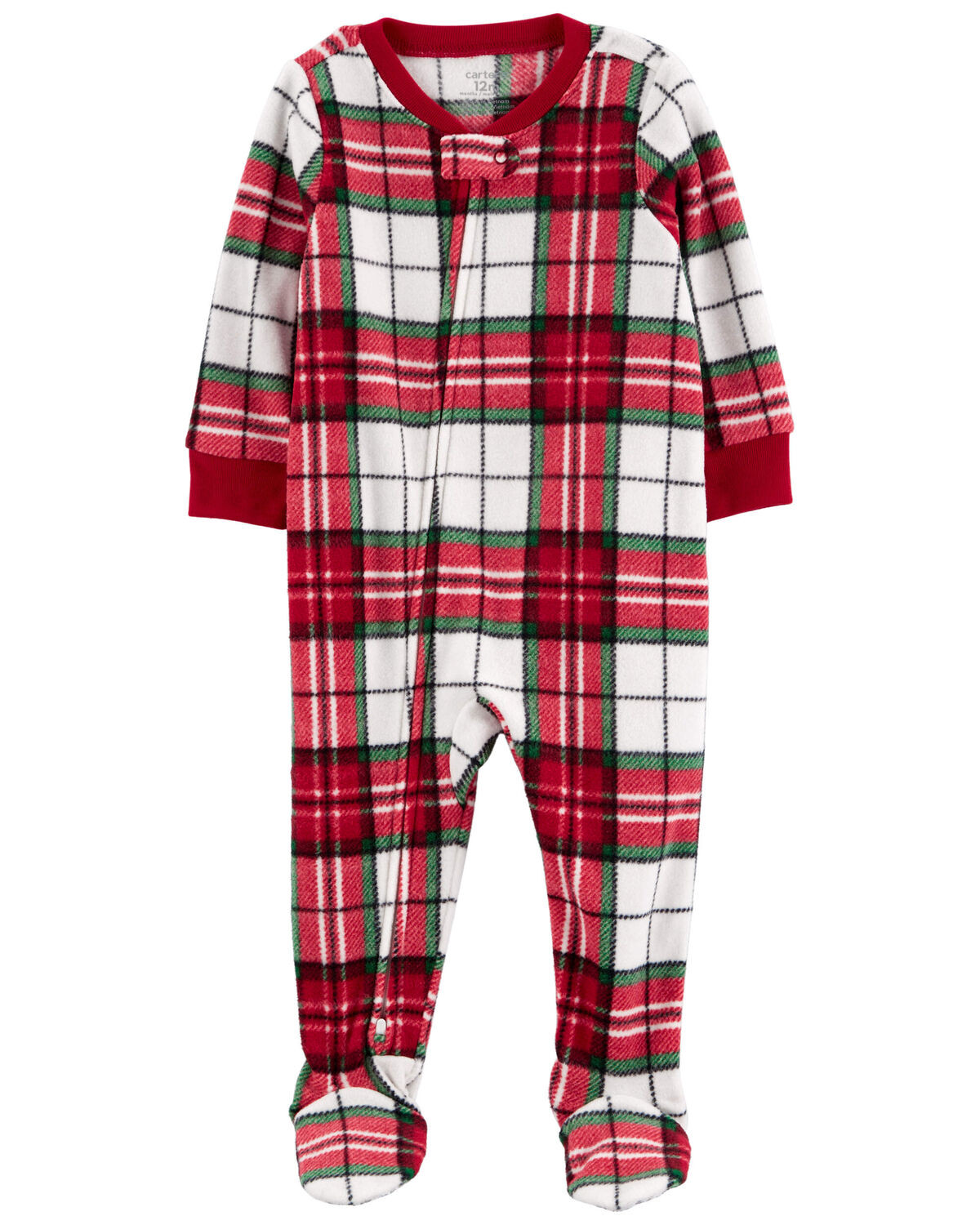 Toddler 1-Piece  Plaid Fleece Footie Pajamas
 - Carter's | Carter's | Carter's Inc