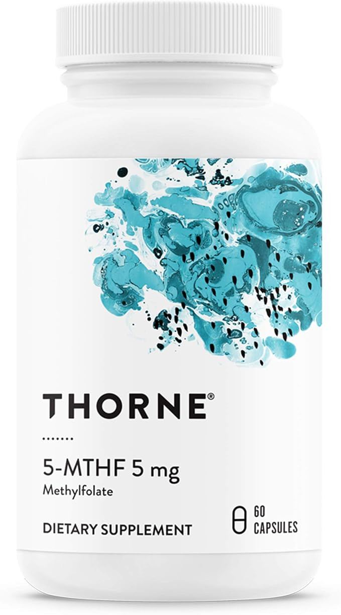THORNE 5-MTHF - Methylfolate (Active B9 Folate) Supplement - Supports Cardiovascular Health, Feta... | Amazon (US)