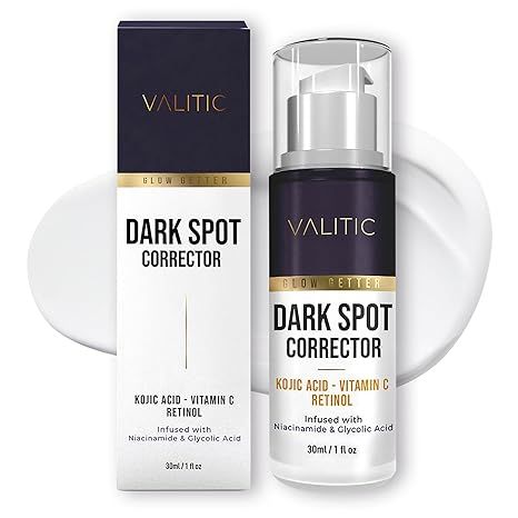 VALITIC Dark Spot Corrector for Face - Kojic Acid, Vitamin C & Retinol – Infused with Niacinami... | Amazon (US)