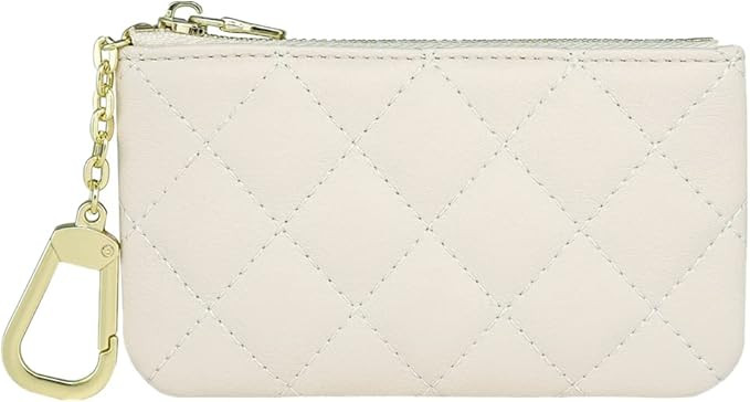 Mossruta Premium Genuine Full Grain Leather Mini Coin Purse Keychain Pouch Card Holder for Men Wo... | Amazon (US)