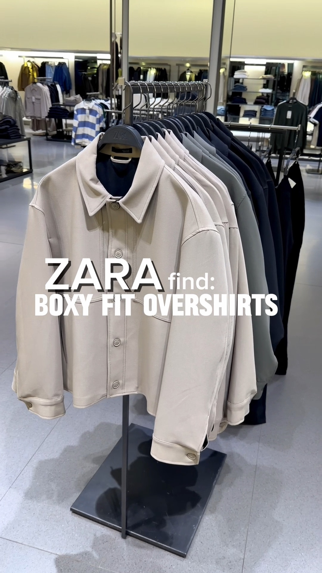 Zara boxy fit overshirts - I personally picked this up in black so I could get maximum wear out of it. True to size 

#LTKWorkwear #LTKMens #LTKSeasonal