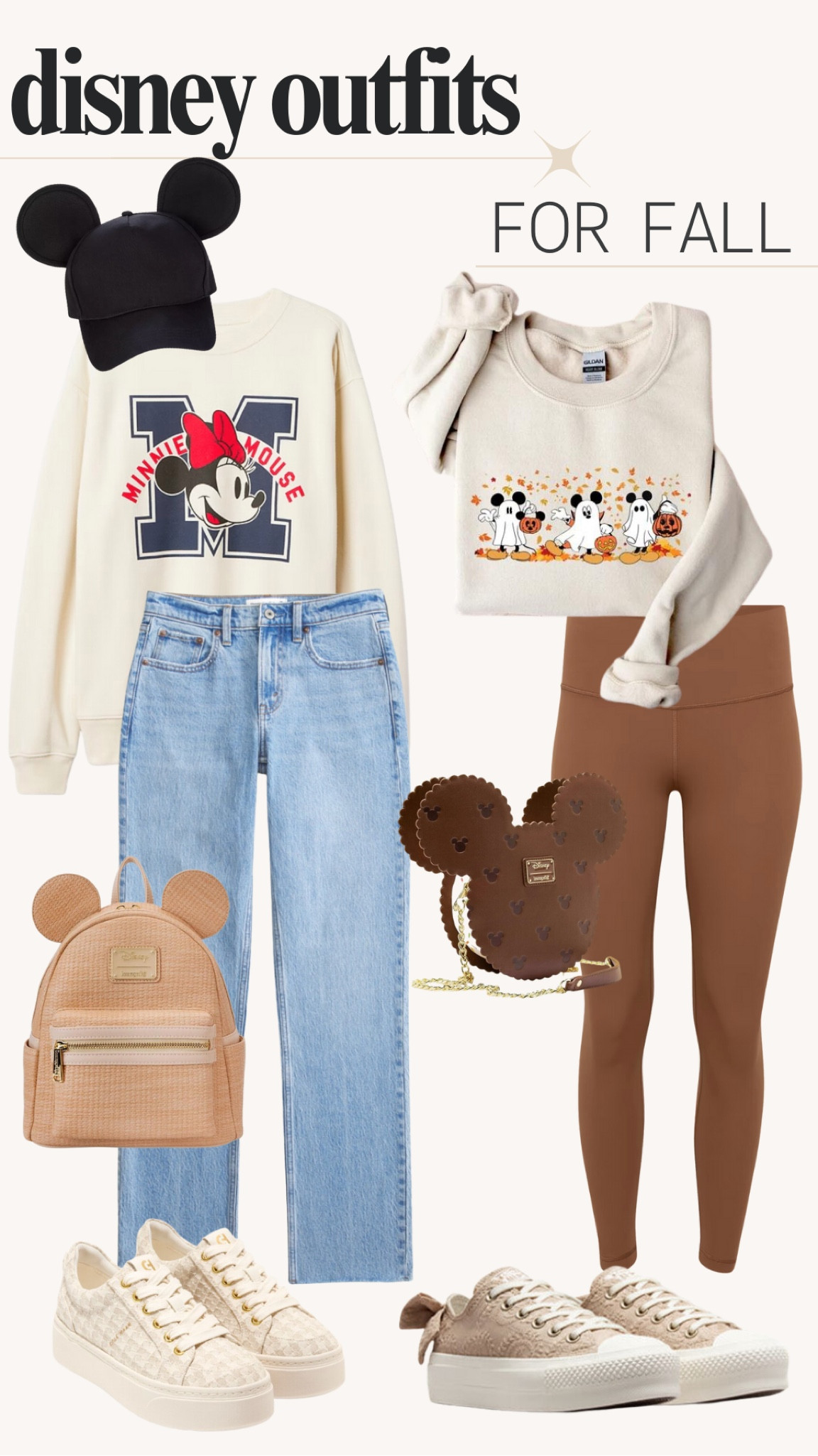 Fall Disney outfits for women, comfy, sweaters, bags, hats 

#LTKFindsUnder100 #LTKStyleTip #LTKShoeCrush