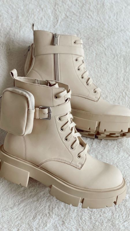 THESE COMBAT BOOTS!! 😍😍 they look like Prada boots but are Walmart and only $35!!! Are you kidding me?! Follow me here in the LTK app for more #walmartfashion finds! #walmartfind #lookforless designer look for less. Fall boots. Fall fashion combat boots. Beige boots. Tan boots  



#LTKshoecrush #LTKstyletip #LTKunder50