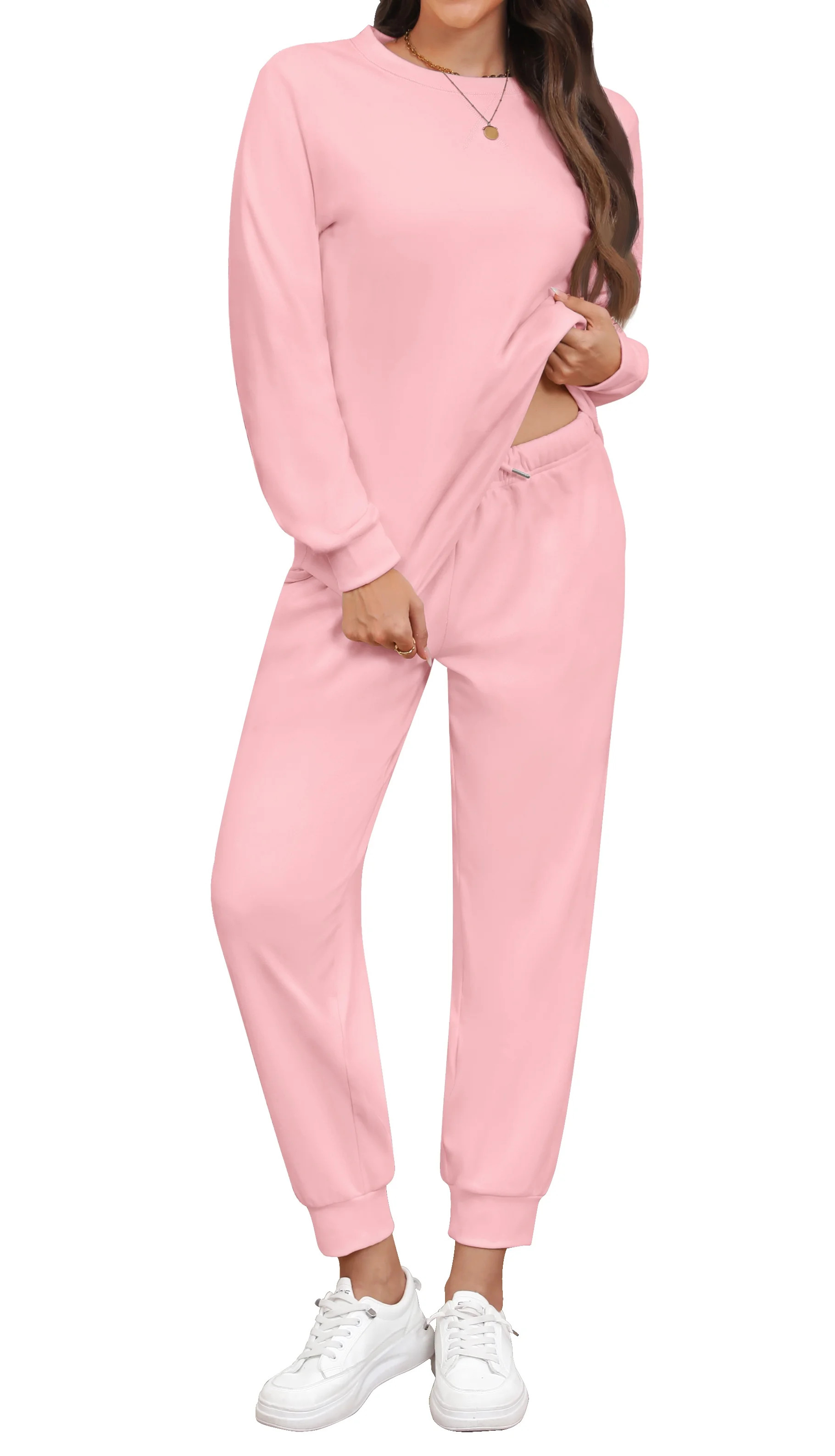 Fantaslook Pajamas Sets for Women Two Piece Sweatshirts Lounge Sets Long Sleeve Tops and Pants wi... | Walmart (US)
