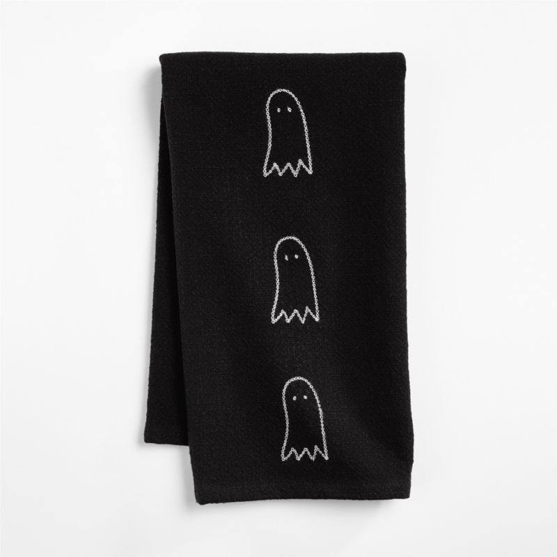 Ghost Organic Cotton Dish Towel | Crate & Barrel