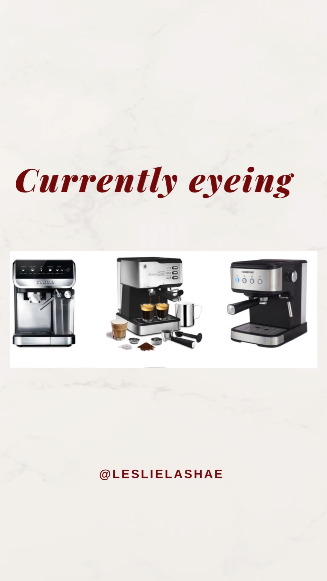 Just got an espresso maker on major sale. Excited to make yummy drinks at home! 

These would make a great gift for a coffee lover! 

espresso maker, espresso machine, coffee maker, foodie gift 