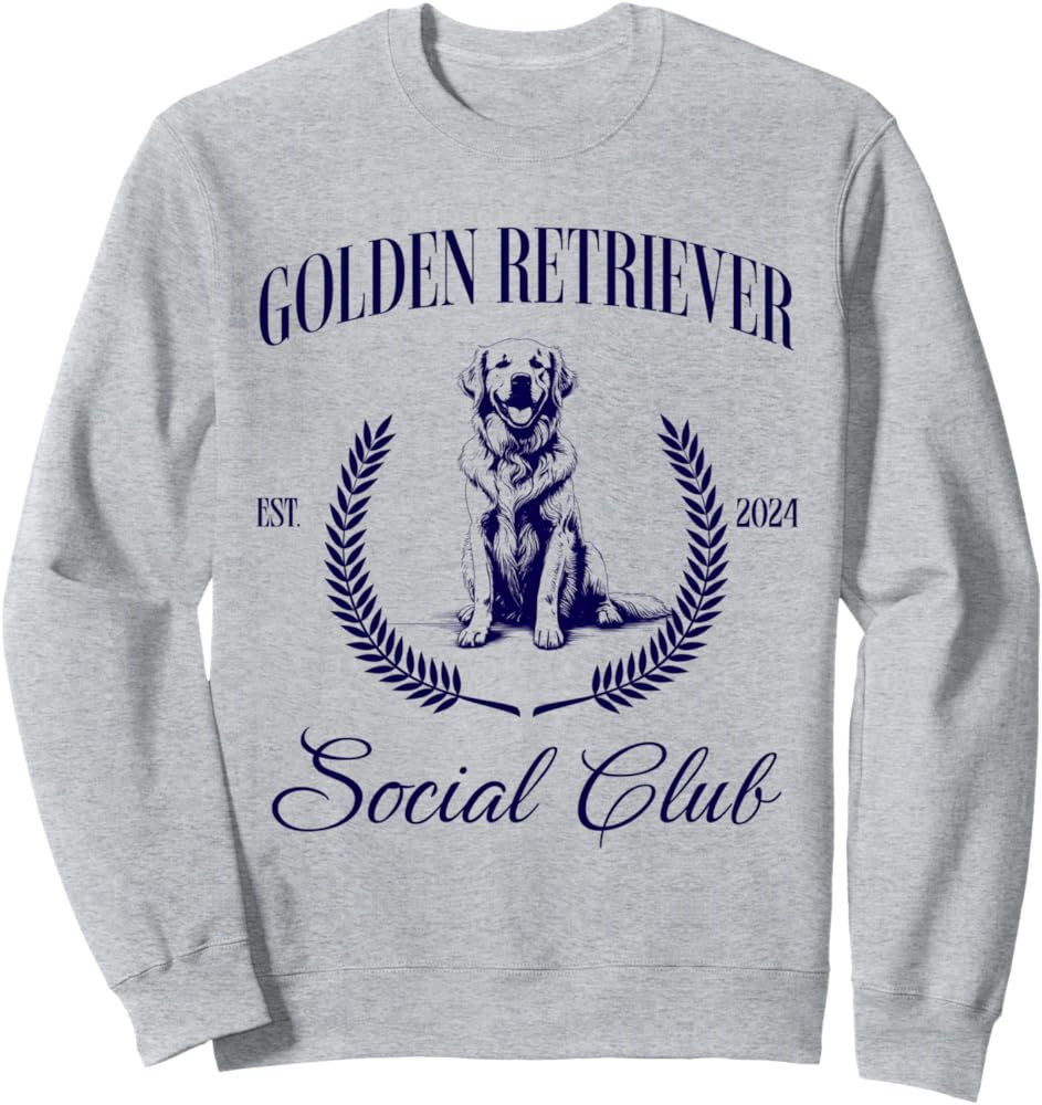 Golden Retriever Social Club Women Dog Mom Sweatshirt | Amazon (US)