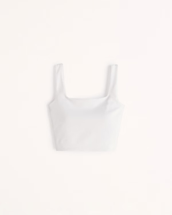 YPB sculptLUX Squareneck Slim Tank | Abercrombie & Fitch (US)