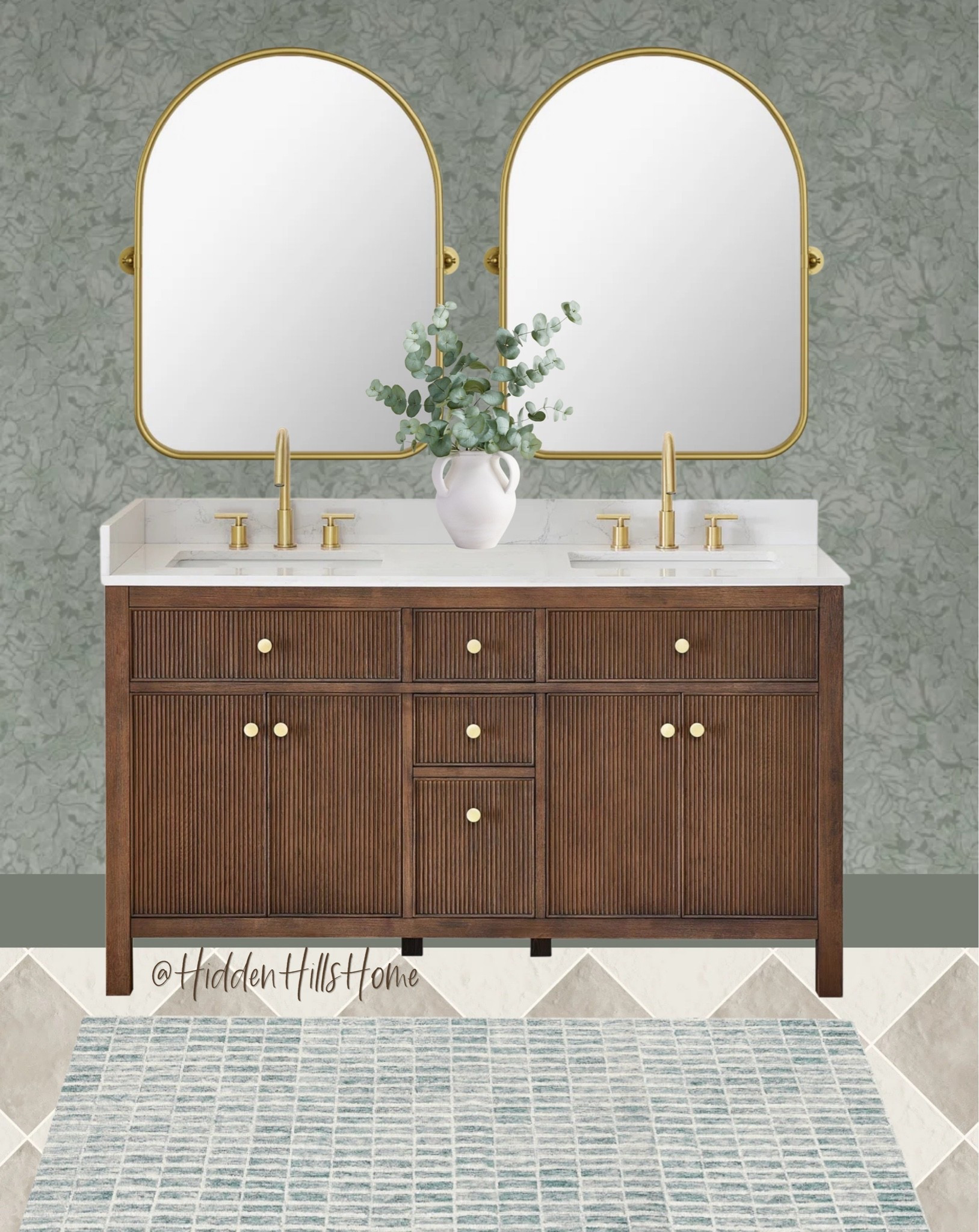 Bathroom decor mood board, bathroom vanity, bathroom design, home decor ideas, home design, double vanity

#LTKHome #LTKSaleAlert #LTKSeasonal