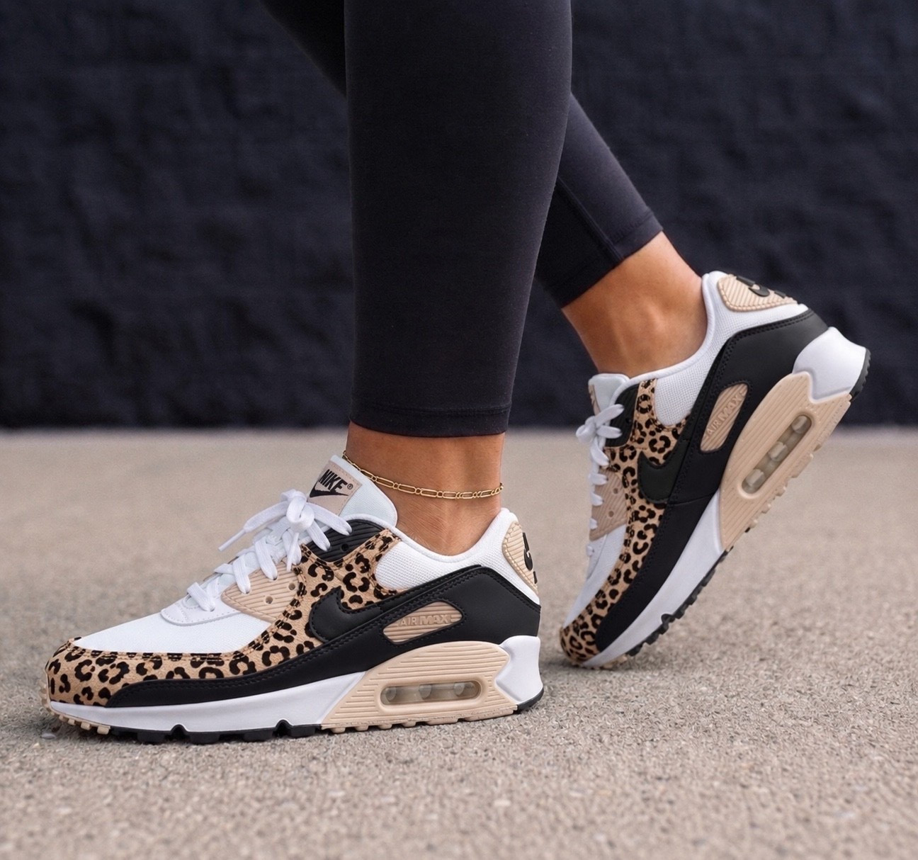 Restock alert. Nike leopard air max 90 sneakers runs true to size