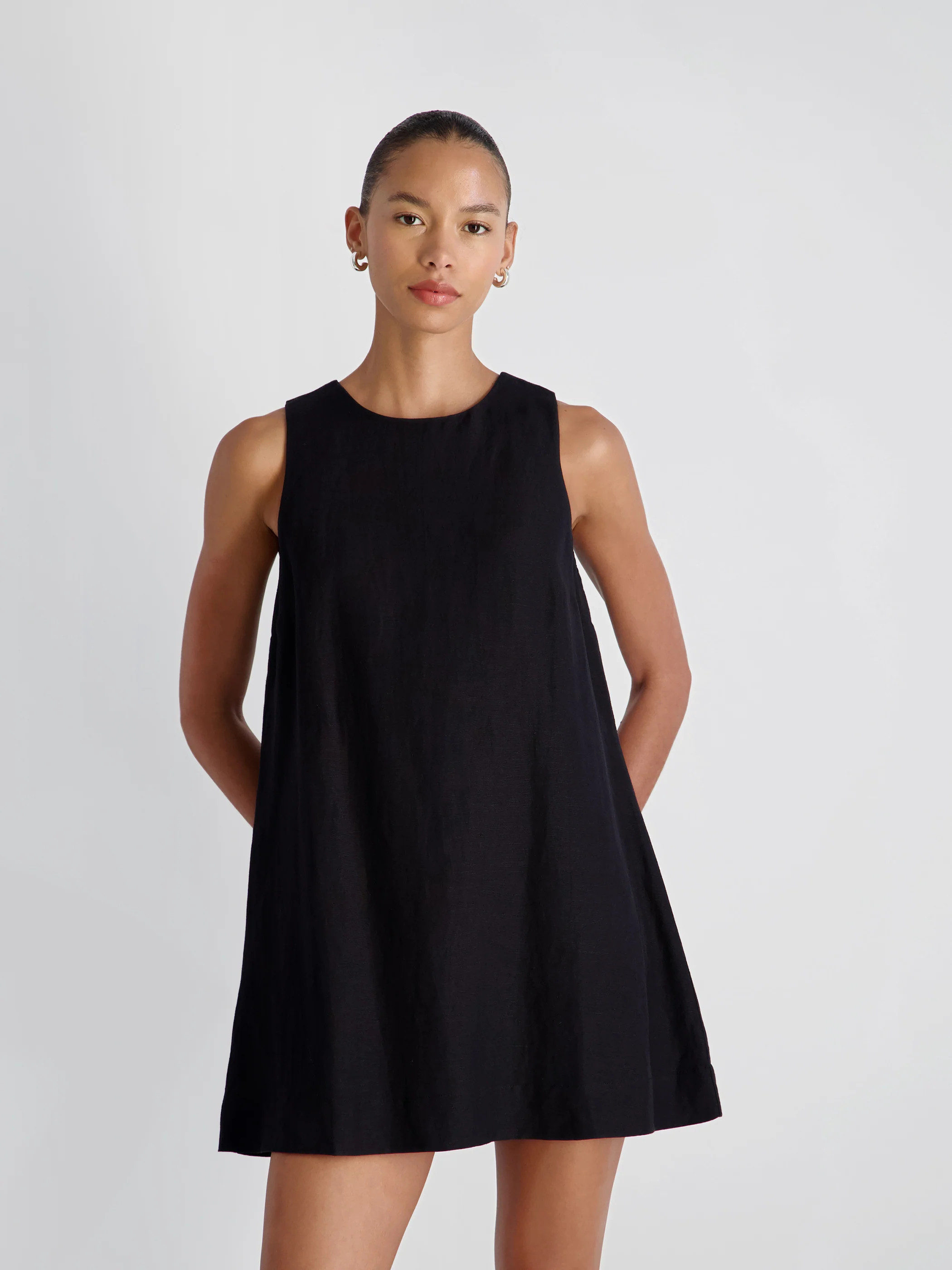 COOPER LINEN SLEEVELESS MINI DRESS | French Connection (US)