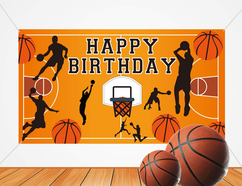 Basketball Themed Party Banner - Basketball Sport Baby Shower Birthday Party Supplies Photo Booth... | Amazon (US)
