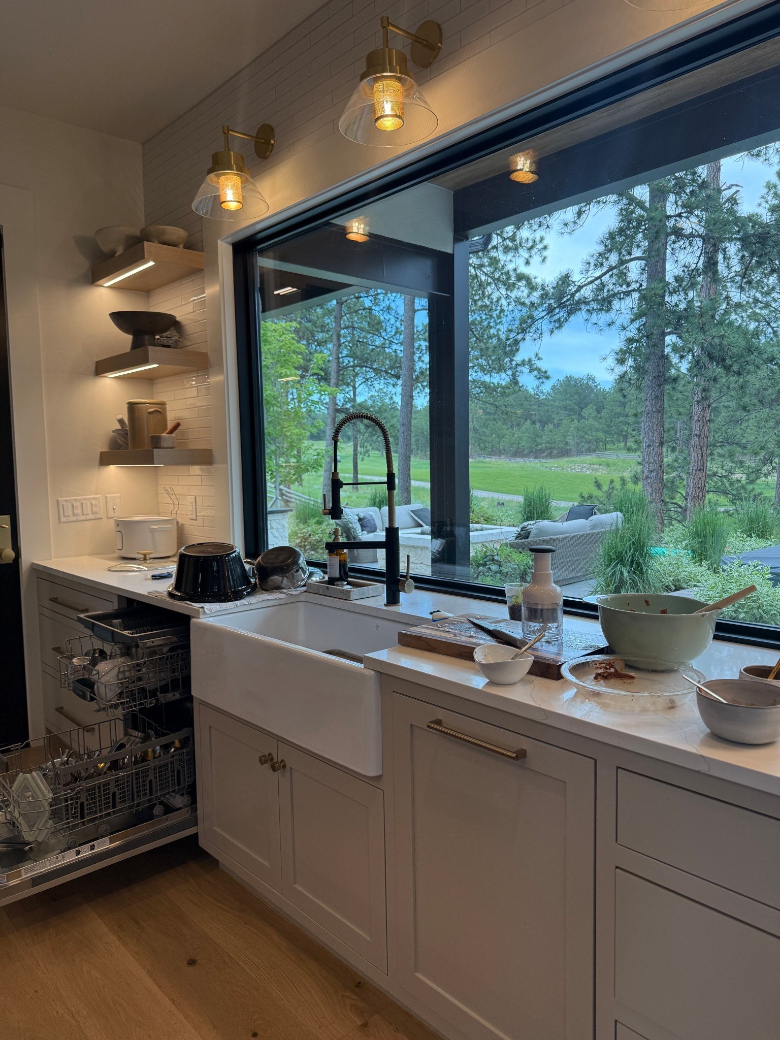 Cleanup aftermath from making pasta salad. Kitchen hardware and lighting linked below. 

#LTKStyleTip #LTKFamily #LTKHome