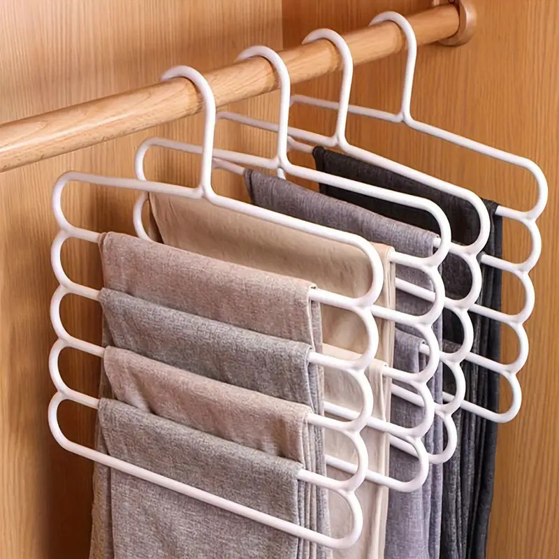 Space saving 5 tier Metal Pants Hanger Foldable Non slip - Temu United Kingdom | Temu Affiliate Program