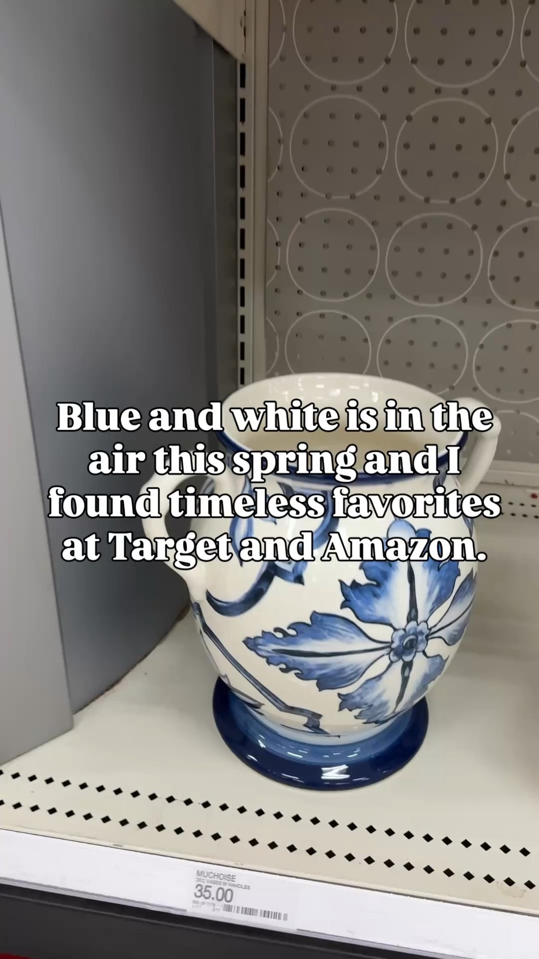 Transform your space with these high-end looking blue and white ginger jars and timeless Chinoiserie accents that look like they cost a fortune! I am obsessed with how these classic pieces instantly elevate a simple wooden shelf into a designer-style display. Mix them with other design styles for a curated looks. Grab these affordable Target and Amazon decor finds to get that sophisticated interior design look without the custom price tag. Studio McGee, Threshold, ginger jars, Amazon finds, Target finds

#LTKHome