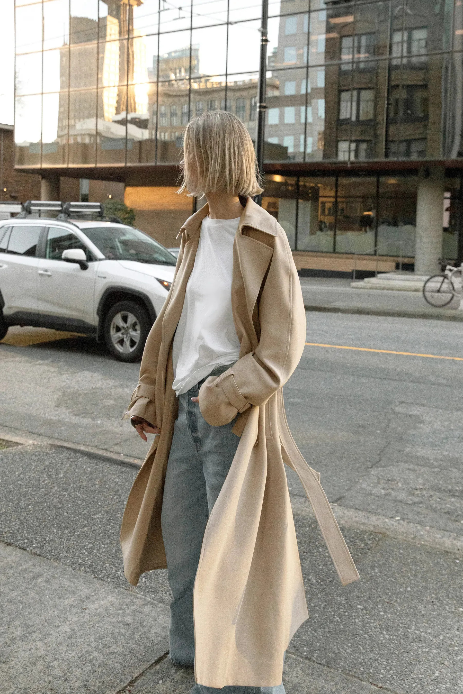 OVERSIZED TRENCH COAT | OAK + FORT