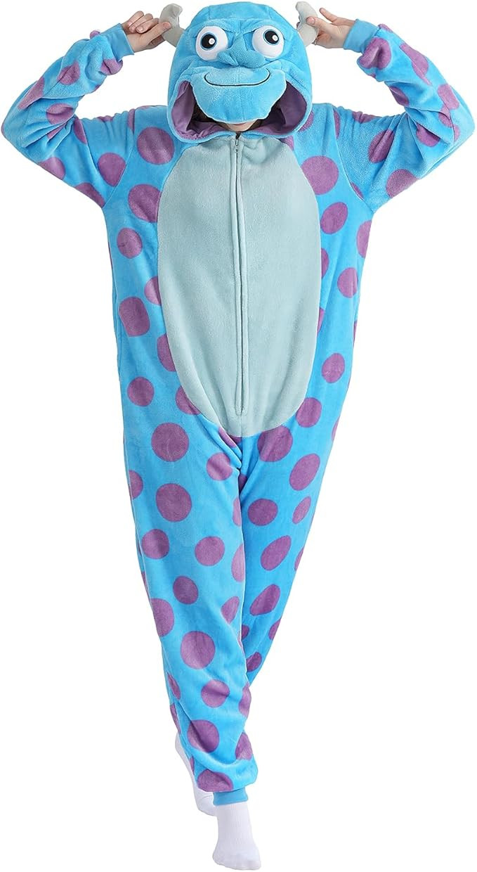 Beauty Shine Unisex Adult Onesie One Piece Pajamas Cosplay Cartoon Costume Halloween Christmas Sl... | Amazon (US)