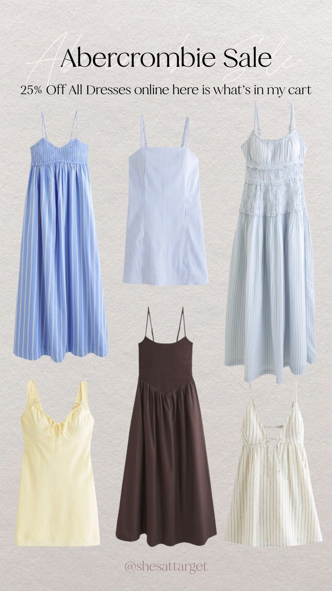 25% off dresses online only at Abercrombie! Here are some of my favorites on sale!

#LTKSpringSale #LTKSaleAlert #LTKootd