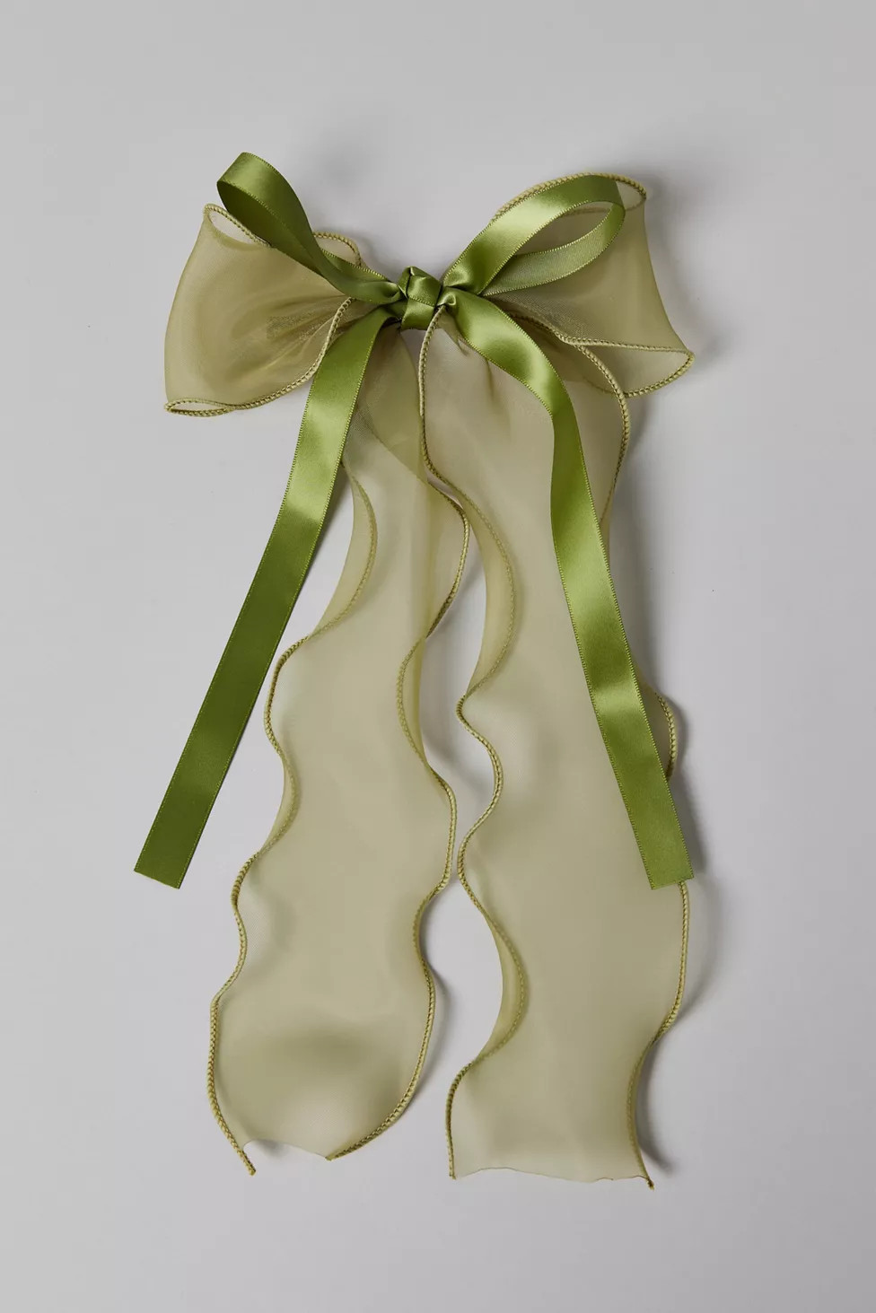 Inez Chiffon Ribbon Hair Bow Hair Clip | Urban Outfitters (US and RoW)