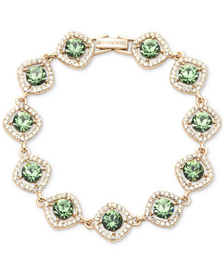 Pavé & Round Crystal Halo Flex Bracelet | Macy's