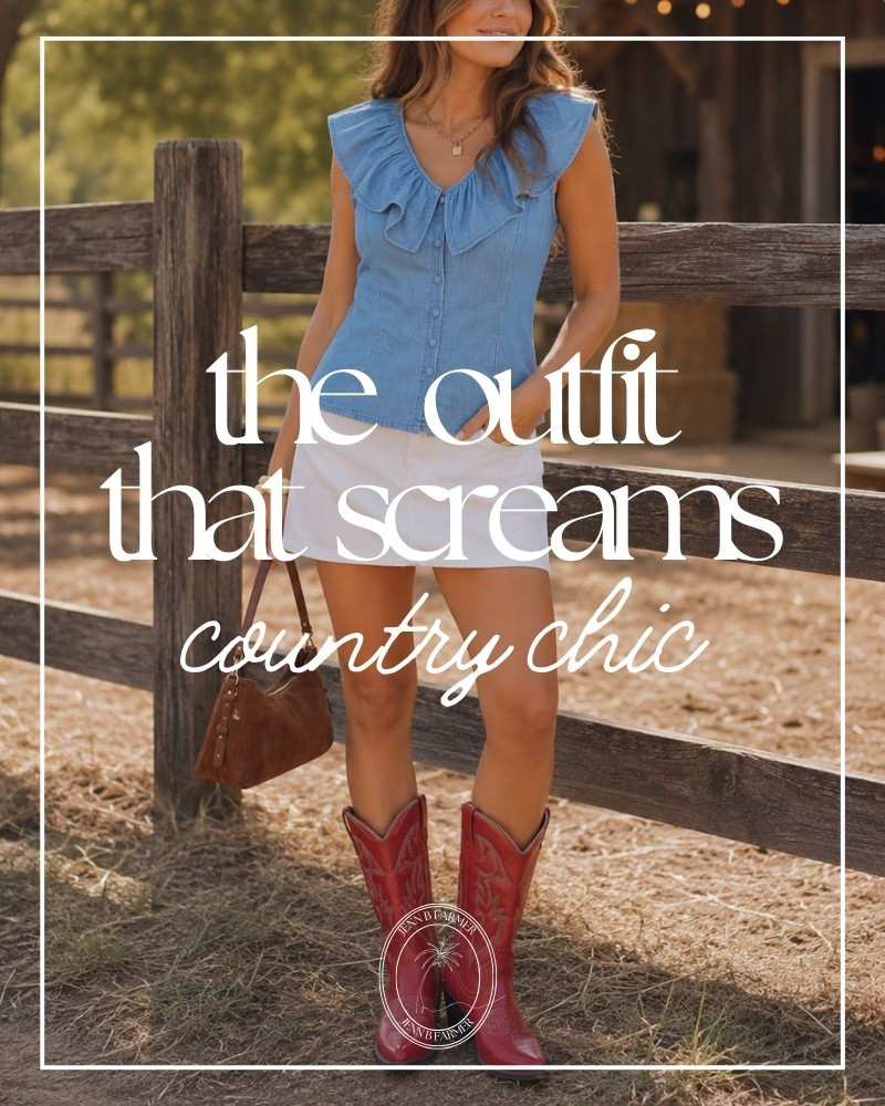 The red boots are a statement piece! Shop this look for your next country concert!


country concert outfit, look for less, cowgirl boots, Nordstrom style, white denim skirt, summer look, summer style, summer outfit, country outfit, western look

#LTKSeasonal #LTKootd #LTKgrwm