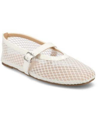 Women's Casha Mesh Mary Jane Flats | Macy's