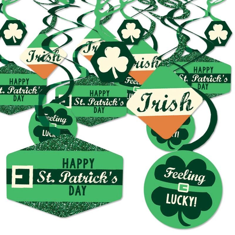 Big Dot of Happiness St. Patrick's Day - Saint Patty's Day Party Hanging Decor - Party Decoration... | Target