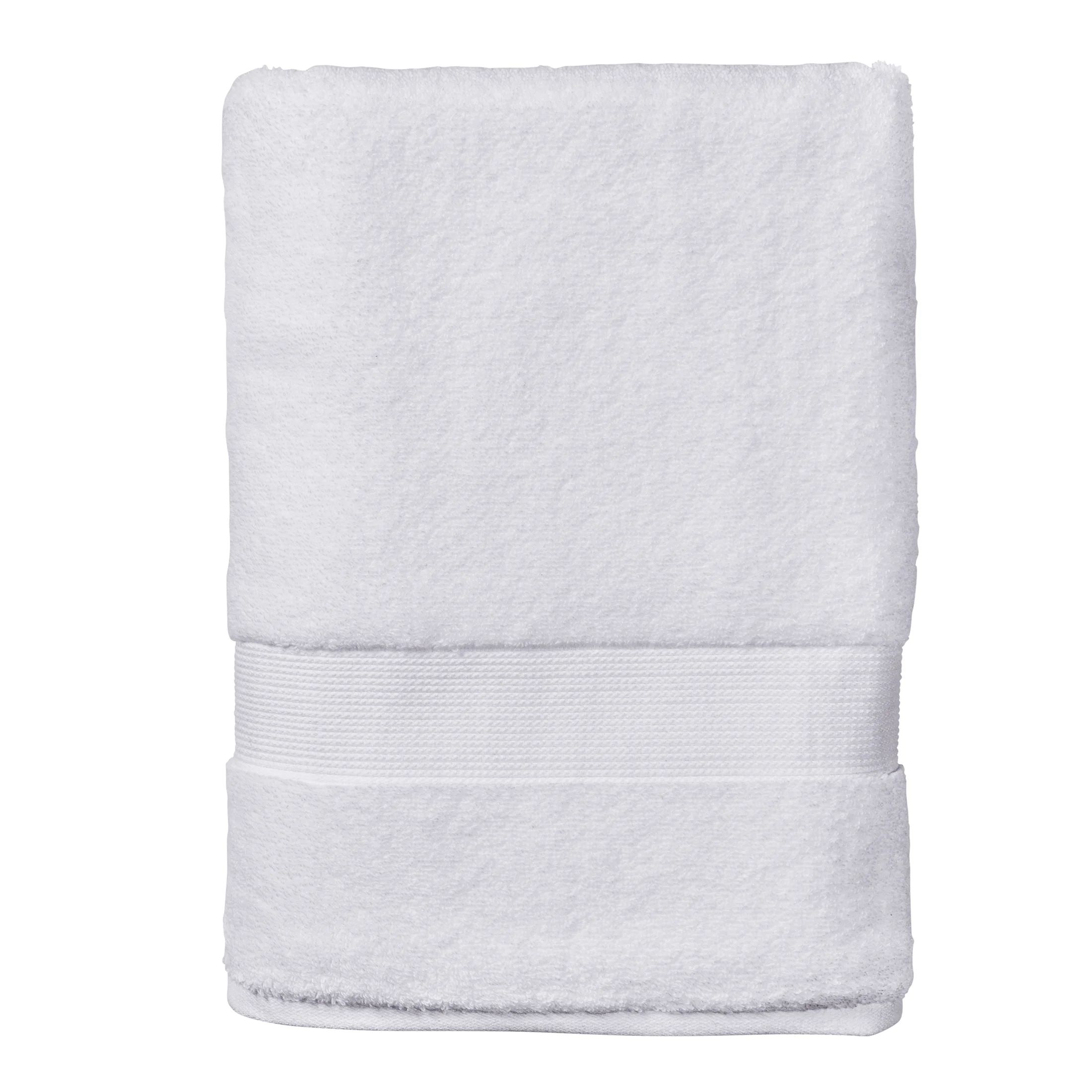 Better Homes & Gardens Signature Soft Solid Bath Towel, Arctic White | Walmart (US)