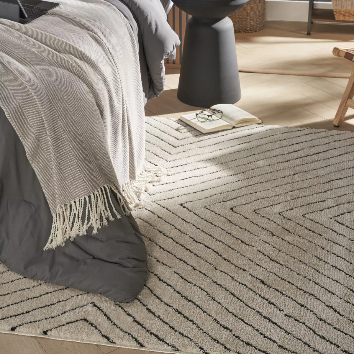 Nourison Cozy Modern Scandinavian Indoor Area Rug | Target