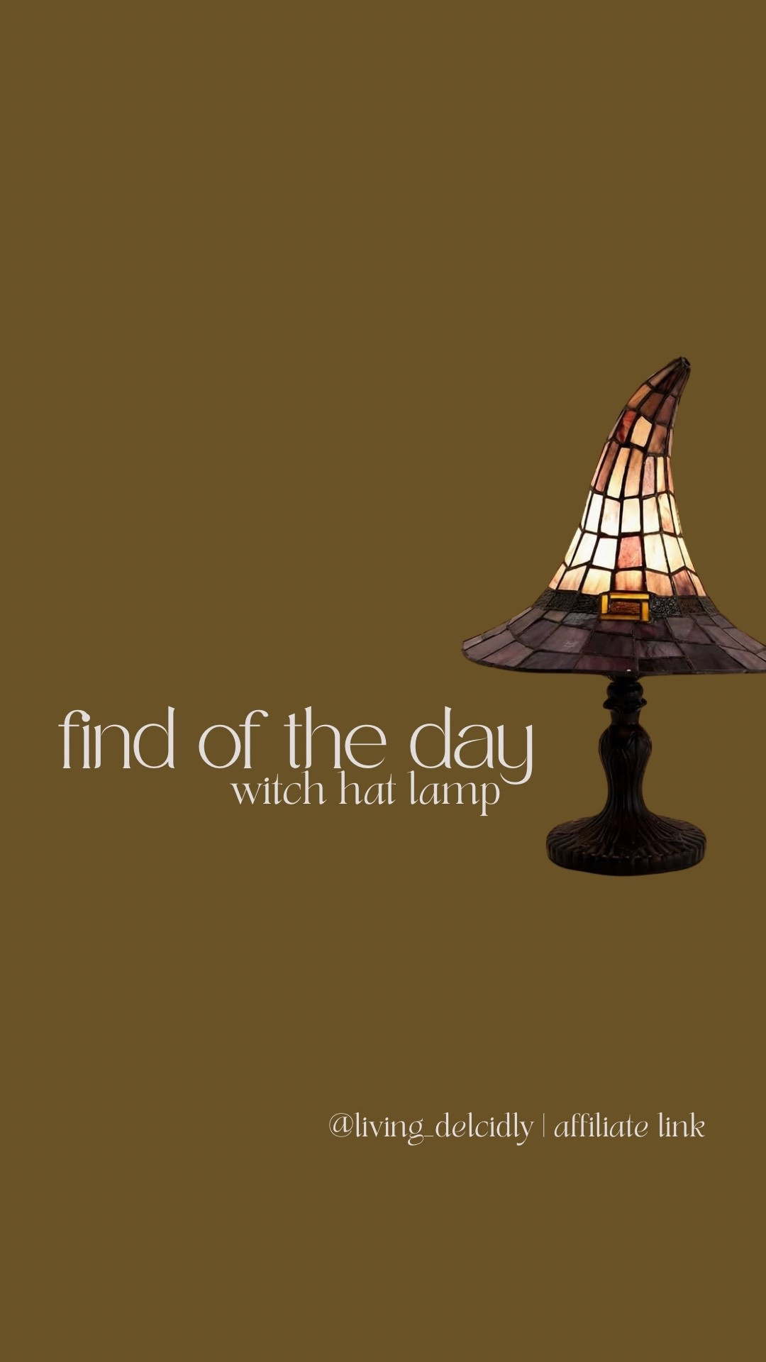When you’re looking for Halloween decor that still fits your design style. This stained glass witch hat lamp is SOOOO GOOD! Comes in 2 sizes! *immediately added to cart*

Halloween finds, fall decor, Amazon finds

#LTKHome #LTKSeasonal