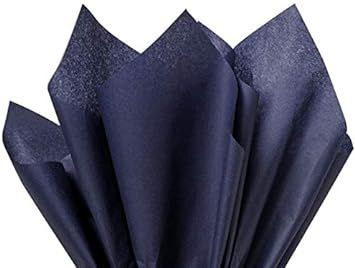 100 Ct Bulk Tissue Paper Dark Navy Blue 15 Inch X 20 Inch - Premium Tissue Paper Made in USA | Amazon (US)