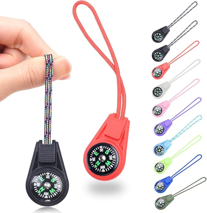 10/25/50/100 Pack Compass for Kids Mini Compasses Bulk Kids Toy Compass for Party Favor/Hiking/Sc... | Amazon (US)