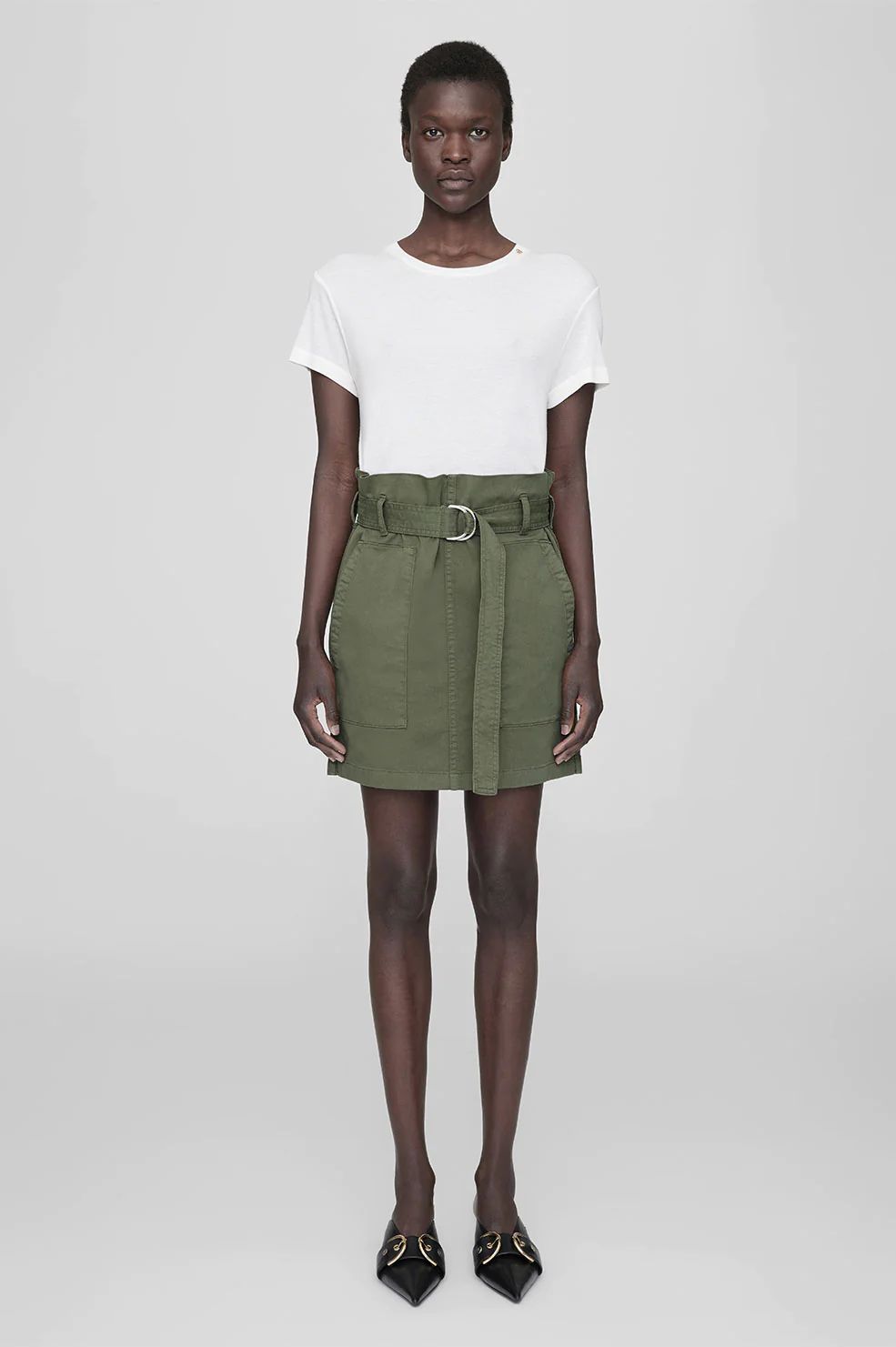 Aveline Skirt - Army Green | Anine Bing