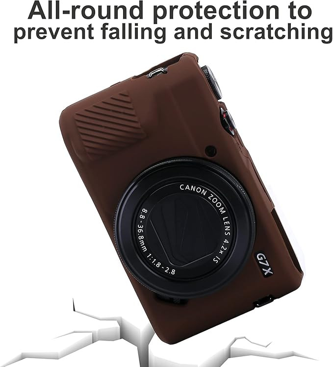 G7X Mark II Case G7X Mark III Case G7X Camera Silicone Case Ultra-Thin Lightweight Rubber Soft Si... | Amazon (US)