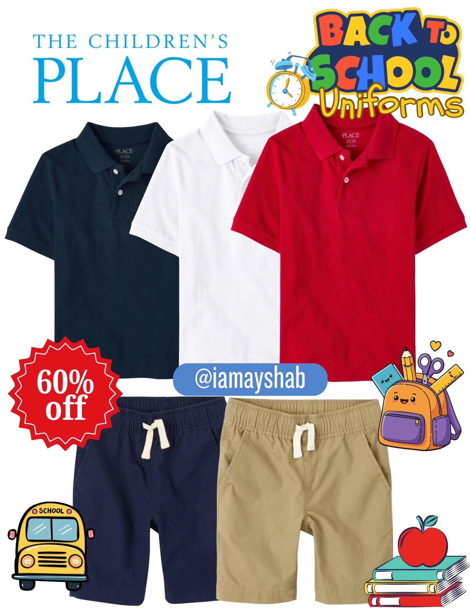 Children’s Place has school uniforms on sale | 60% off | start school shopping early

#LTKmomlife #LTKKids #LTKOver40
