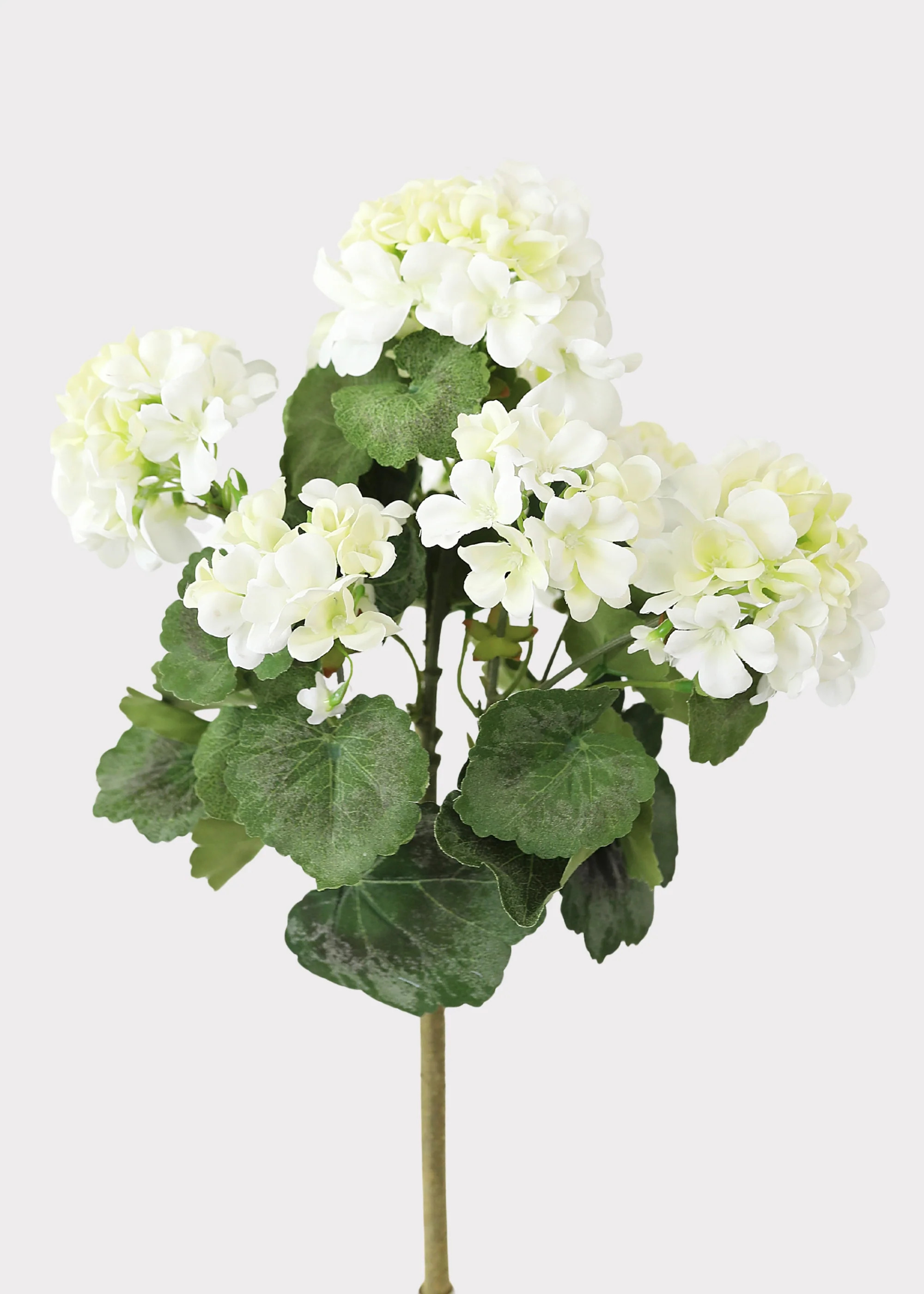 White Geranium Bush | Outdoor Artificial Flowers at Afloral.com | Afloral