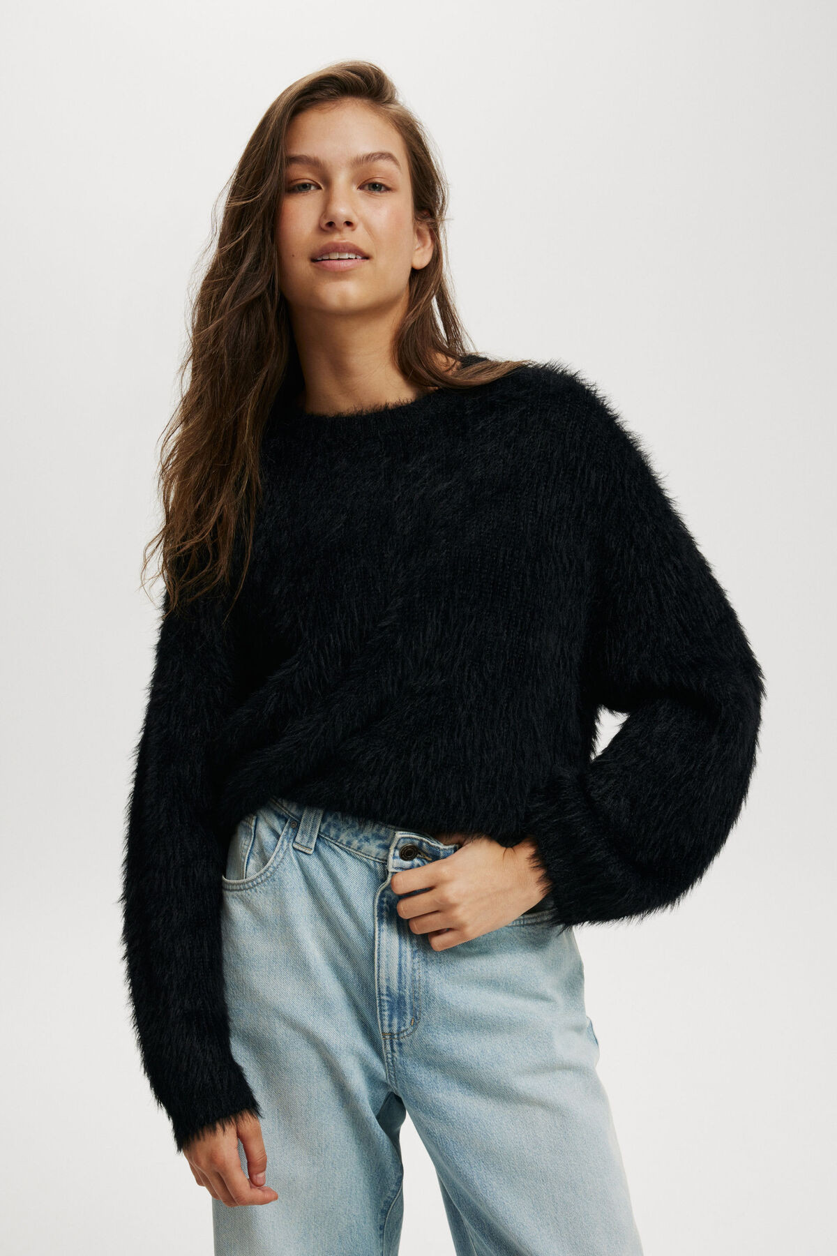 Faux Hair Rib Sweater | Cotton On (US)