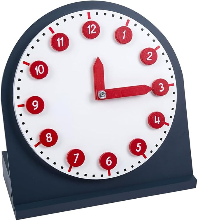 Kinderhuis-Large Clock with Movable Hands Montessori Classroom Materials Casa Elementery School L... | Amazon (US)