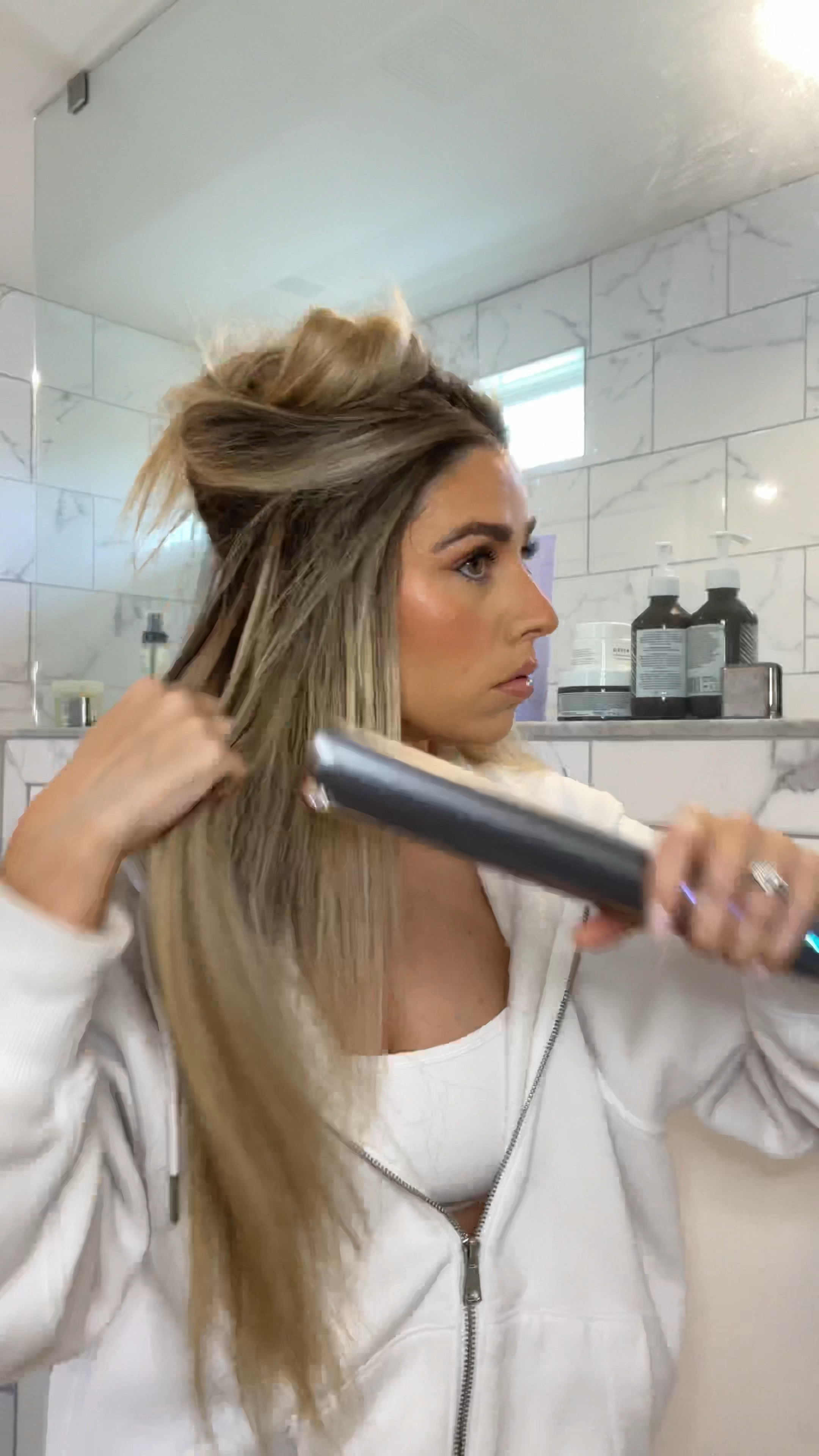 Taming the mane with my favorite flat iron! Today is the last day of the Sephora sale so you can grab it marked down! 

#LTKbeauty #LTKBeautySale #LTKsalealert