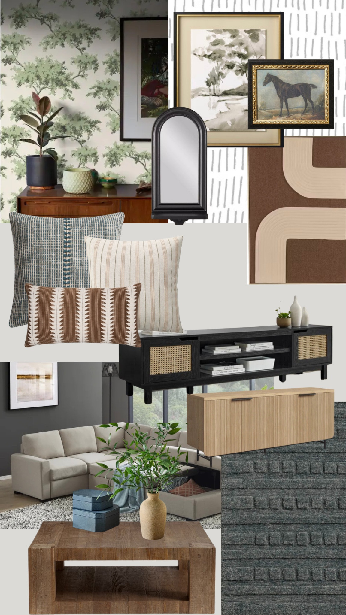 An inspo board (and links) for my (adult) nephew who is moving into a new apartment! ✨