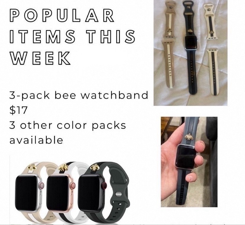 Mother’s Day - Gift idea for her : designer-look watchband 3-pack 


#designerdupe #applewatchband #watchband #beewatchband #giftsforher #giftsunder20 #giftsunder25 #budgetfinds #budgetfriendly #under25 


#LTKActive #LTKMothersDay