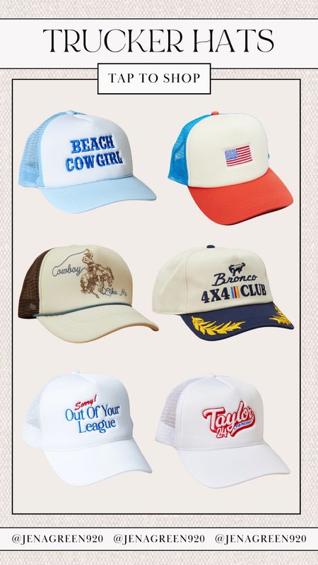 Trucker Hats | Taylor Swift Hat | American Flag Hat | Summer Outfit 

#LTKFindsUnder50 #LTKStyleTip #LTKFindsUnder100