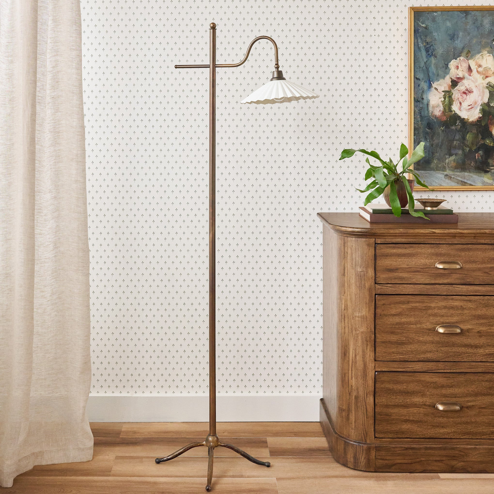 Porter Enamel Shade Floor Lamp | Magnolia