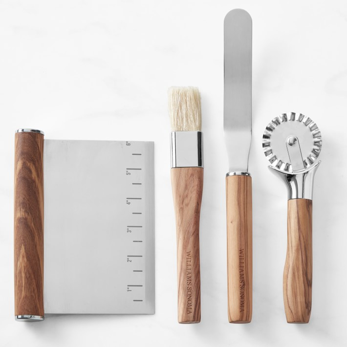 Williams Sonoma Olivewood Pastry Tools, Set of 4 | Williams-Sonoma