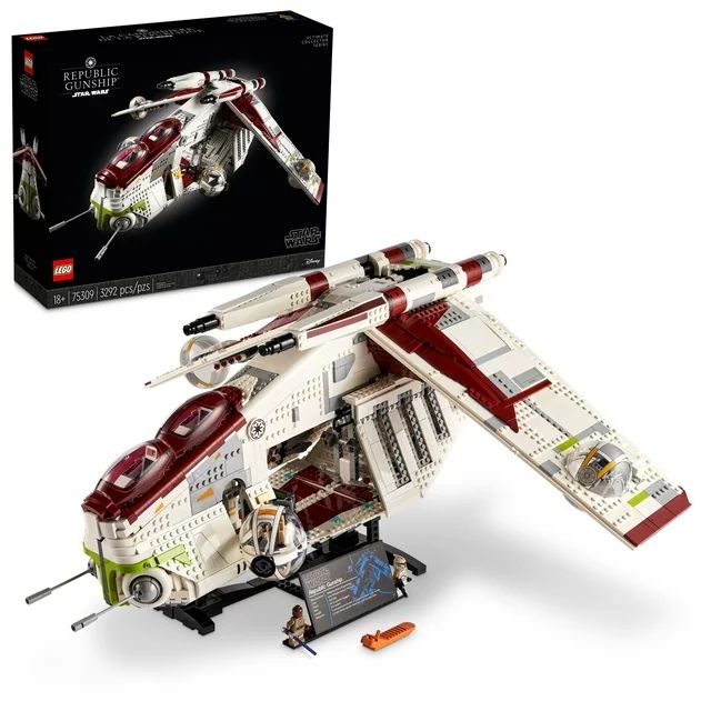 LEGO Star Wars Republic Gunship 75309 UCS Display Model Kit for Adults to Build, Ultimate Collect... | Walmart (US)