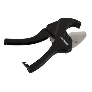 Husky 2 in. Ratcheting PVC Cutter 16PL0805 - The Home Depot | The Home Depot
