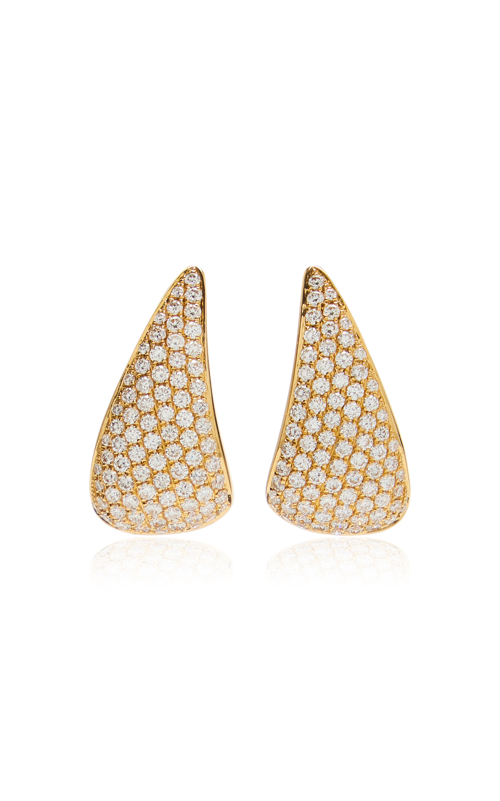 Anita Ko - 18K Yellow Gold Diamond Claw Earrings - Gold - OS - Moda Operandi - Gifts For Her | Moda Operandi (Global)